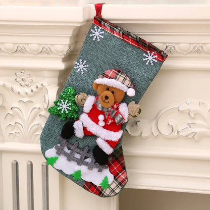 Magia na Manhã de Natal: Kit 4 Botas Decoradas 3D