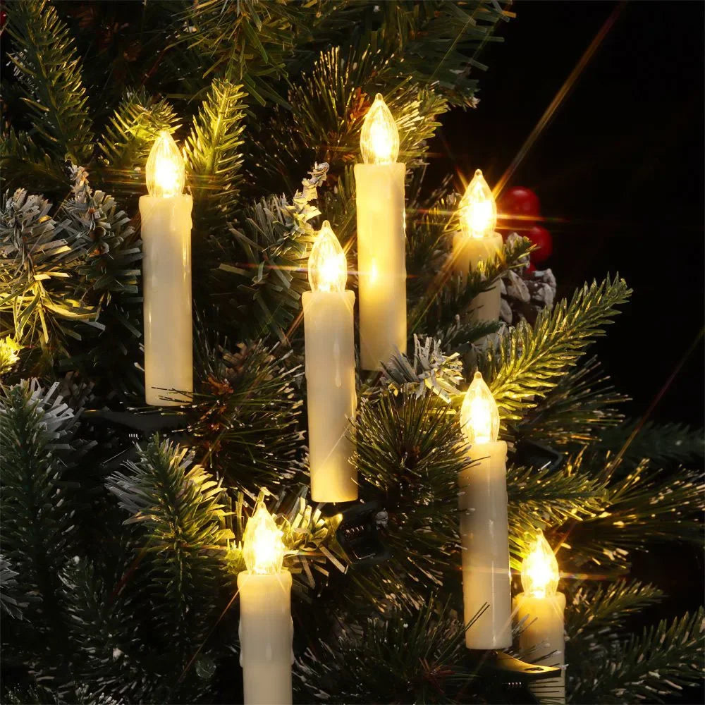 Magia Tradicional: Velas Decorativas em LED com Clipe