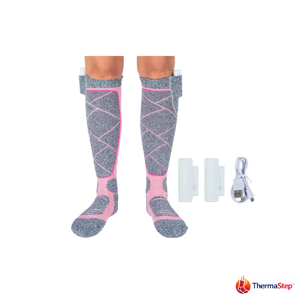 ThermaStep®™ Meias Térmicas Inteligentes [Pés aquecidos e conforto absoluto]