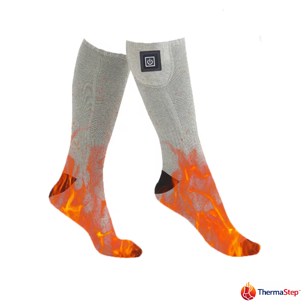 ThermaStep®™ Meias Térmicas Inteligentes [Pés aquecidos e conforto absoluto]