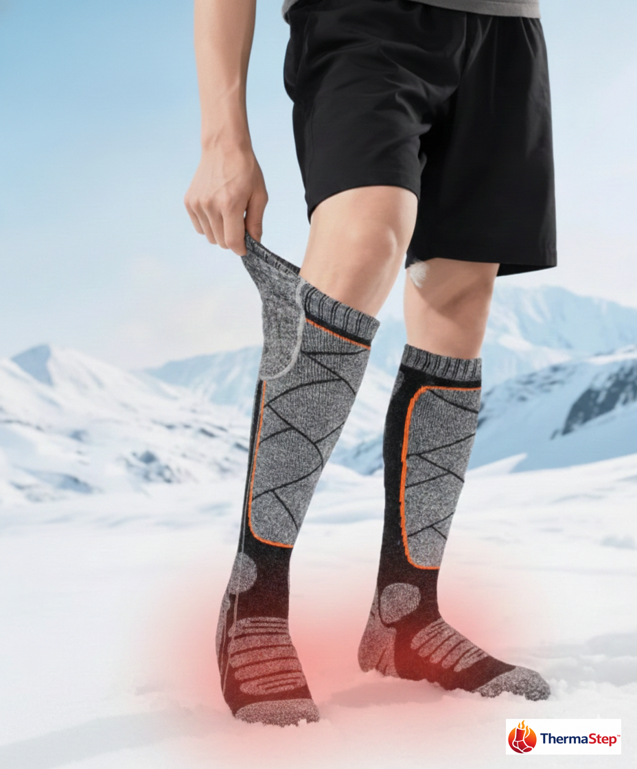 ThermaStep®™ Meias Térmicas Inteligentes [Pés aquecidos e conforto absoluto]